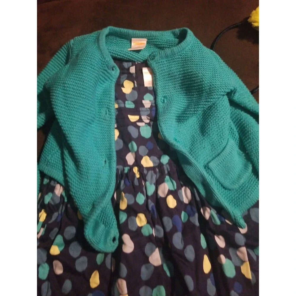 Gymboree happy bluebird dress‎ sweater 4t